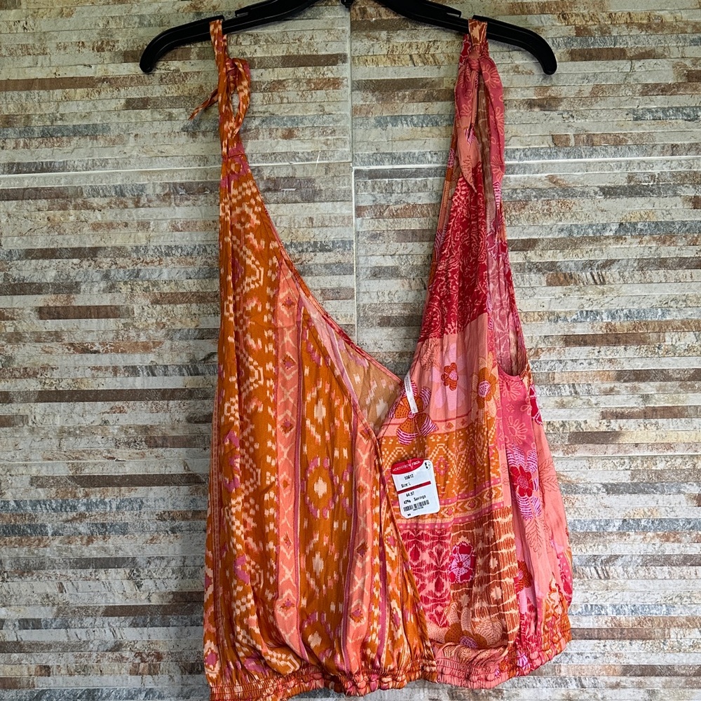 Free People Multicolor Bohemian Blouse